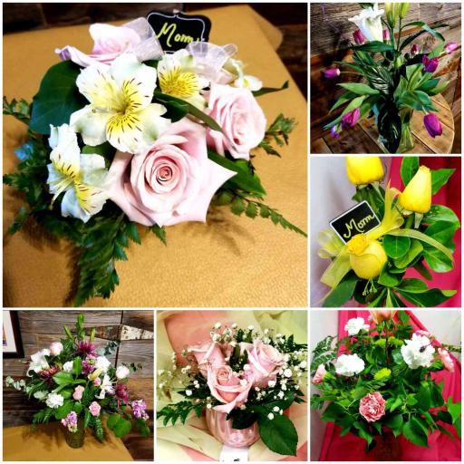 Various boquets for Mother's Day